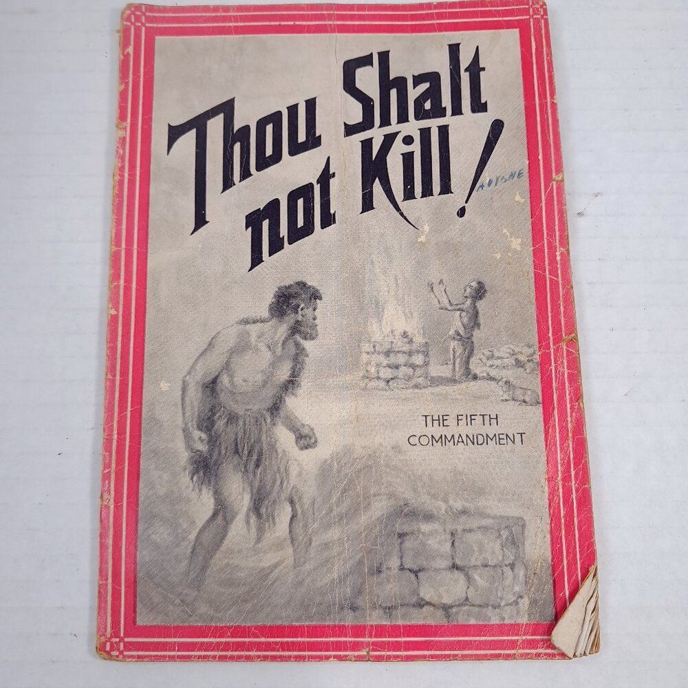 Thou Shalt Not Kill‎ Fifth Commandment booklet Paulist Press Gerald C. Treacy SJ